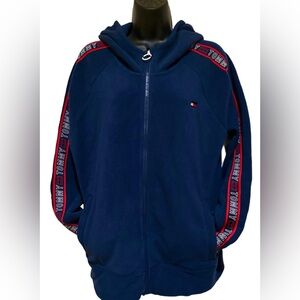 Tommy Hilfiger Dark Blue Hoodie with Red Trim ⭐️NWT⭐️